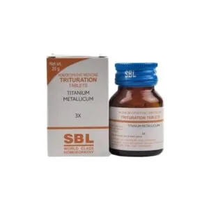 SBL Homeopathy Titanium Metallicum Trituration Tablets