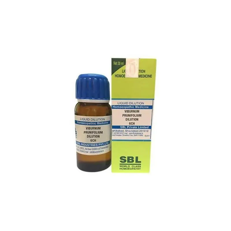 SBL Homeopathy Viburnum Prunifolium Dilution