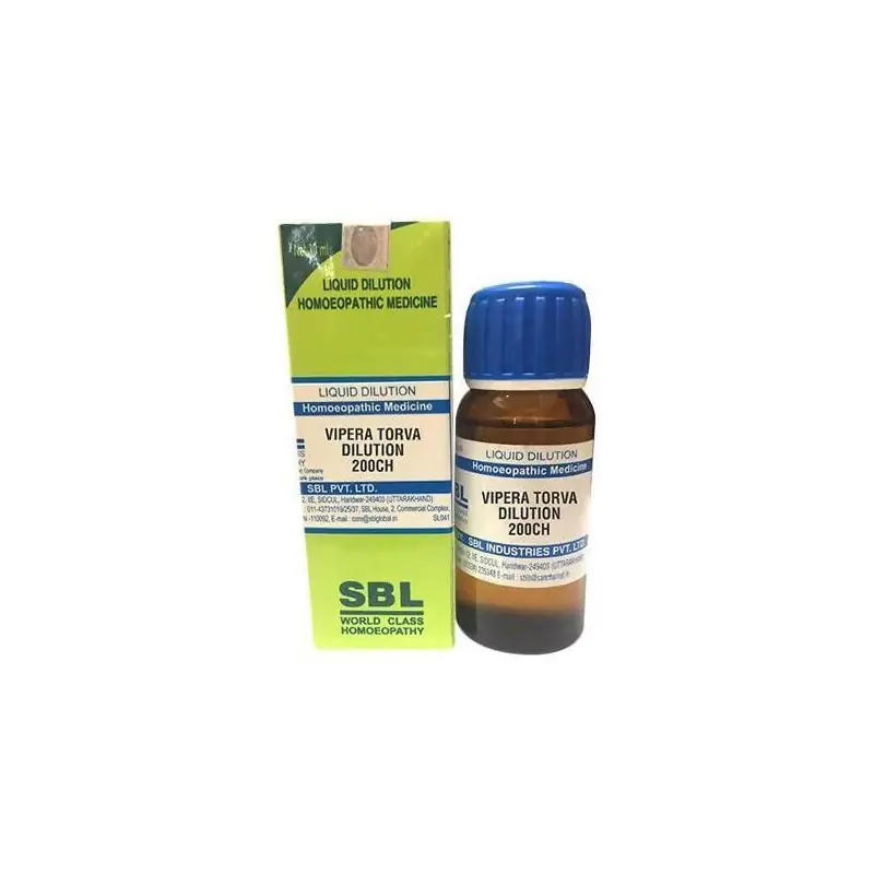 SBL Homeopathy Vipera Torva Dilution