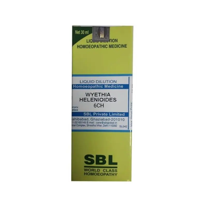 SBL Homeopathy Wyethia Helenioides Dilution