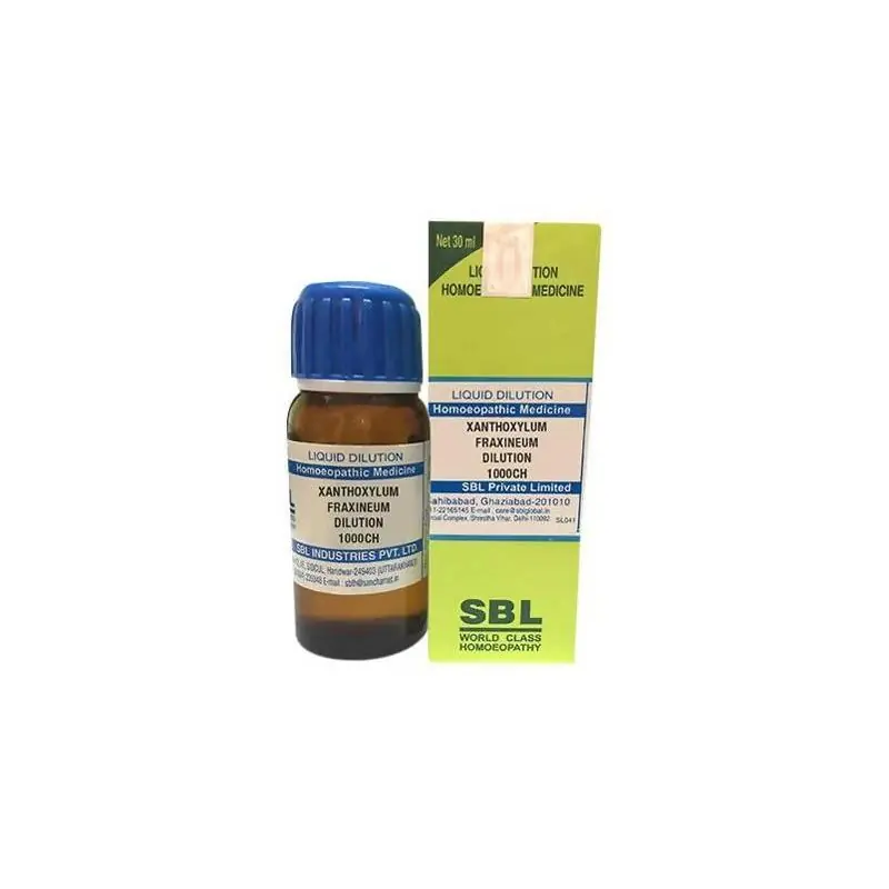 SBL Homeopathy Xanthoxylum Fraxineum Dilution