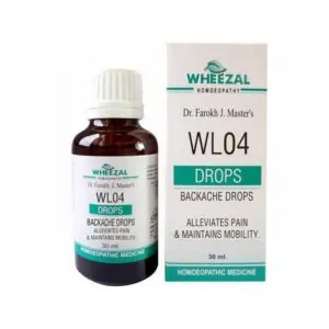 Wheezal Homeopathy WL-04 Backache Drops