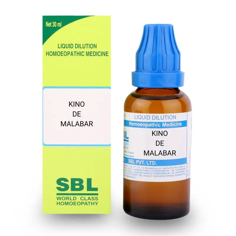SBL Homeopathy Kino De Malabar Dilution