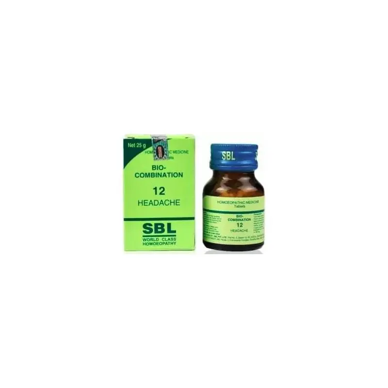 SBL Homeopathy Bio-Combination 12 Bio-Combinations