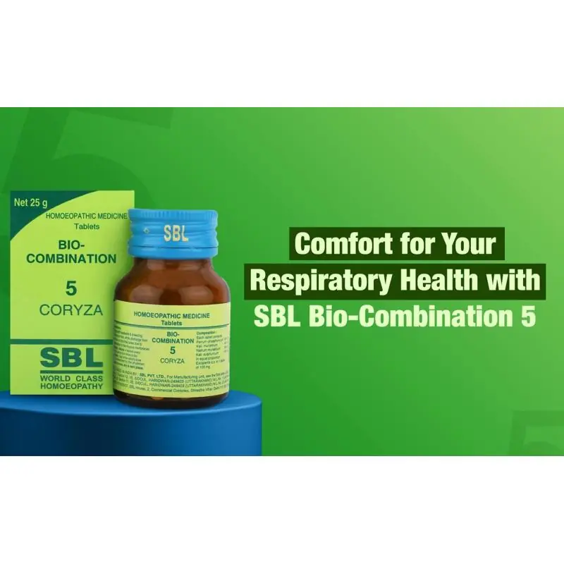 SBL Homeopathy Bio-Combination 5 Respiratory Care