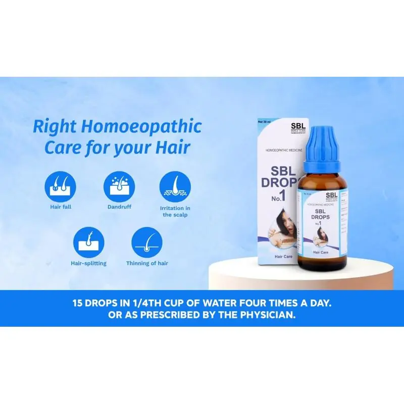 SBL Homeopathy Sbl Drops No.1 Hair Care